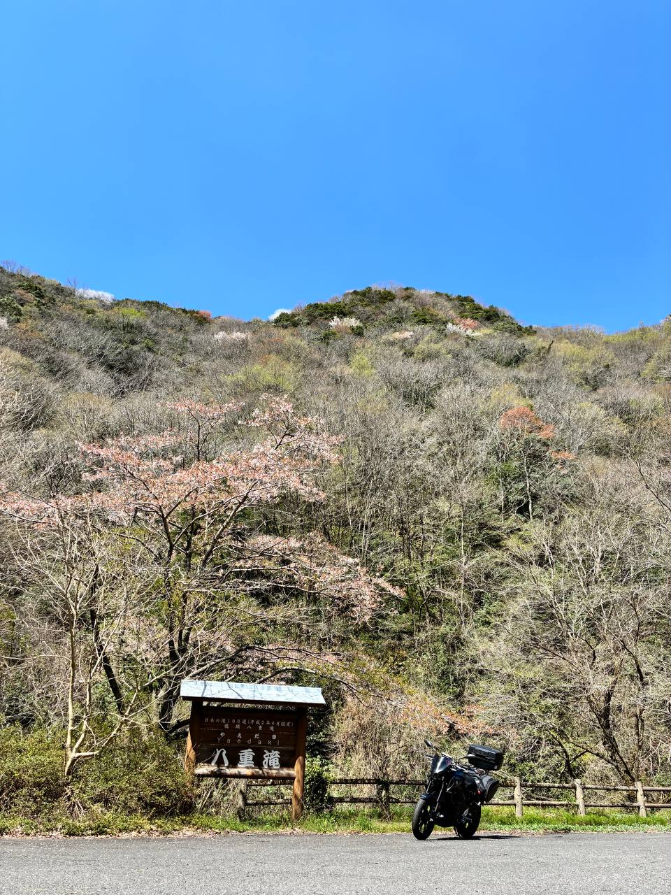 八重滝入口付近